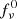 $ f^{0}_{\nu} $