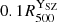 $ 0.1{R_{500}^{\mathrm{Y}_\mathrm{{SZ}}}} $