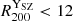 $ {R_{200}^{\mathrm{Y}_\mathrm{{SZ}}}} < 12 $