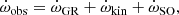 $$ \begin{aligned} \dot{\omega }_{\rm obs} = \dot{\omega }_{\rm GR} + \dot{\omega }_{\rm kin} + \dot{\omega }_{\rm SO}, \end{aligned} $$