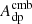 $ A_{\mathrm{dp}}^{\mathrm{cmb}} $