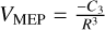 Mathematical equation: ${V_{{\rm{MEP}}}} = {{ - {C_3}} \over {{R^3}}}$
