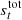 $ s^{\mathrm{tot}}_{t} $