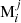 $ \text{M}^j_i $