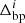 $ \Delta_{\mathrm{bp}}^i $