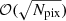 $ \mathcal{O}(\sqrt{N_{\mathrm{pix}}}) $