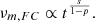 $$ \begin{aligned} \nu _{m,FC}\propto t^{\frac{s}{1-p}}. \end{aligned} $$