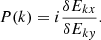 $$ \begin{aligned} P(k)=i\frac{\delta E_{kx}}{\delta E_{ky}} .\end{aligned} $$