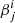 $ \beta_{j}^{i} $
