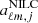 $ a_{\ell m,j}^{\mathrm{NILC}} $