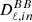 $ D_{\ell,in}^{BB} $