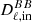 $ D_{\ell,\mathrm{in}}^{BB} $