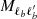 $ M_{\ell_{b}\ell^\prime_{b}} $