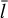 ${\bar l}$