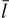 ${\bar l}$