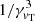$ 1/\gamma_{{v}_{\mathrm{T}}}^{3} $