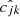 $ \hat{c_{jk}} $