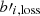 $ b{\prime}_{i,\rm loss} $
