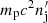 $ m_{\rm p} c^2 n^\prime_{\rm j} $