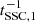 $ t^{-1}_{\mathrm{SSC,1}} $