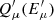 $ Q^\prime_\mu(E^\prime_\mu) $