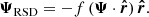 $$ \begin{aligned} \boldsymbol{\Psi }_{\rm RSD} = - f \, (\boldsymbol{\Psi } \cdot \boldsymbol{{\hat{r}}}) \, \boldsymbol{{\hat{r}}} . \end{aligned} $$