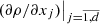 $ ({\partial \rho/\partial x_j }) \big|_{j=\overline{1,d}} $