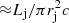 $ {\approx}L_{\rm j}/\pi r_{\rm j}^2c $