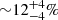 $ {\sim}12^{+4}_{-4}\% $