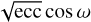 $\sqrt {{\rm{ecc}}} \,\cos \,\omega $
