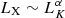 $ L_{\rm X} \sim L_K^\alpha $
