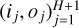 $\left( {{i_j},{o_j}} \right)_{j = 1}^{H + 1}$