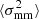 $ \langle \sigma_{\rm mm}^2\rangle $