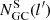 $ N^{\mathrm{S}}_{\mathrm{GC}}(l^{\prime}) $