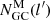 $ N^{\mathrm{M}}_{\mathrm{GC}}(l^{\prime}) $