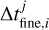 ${\rm{\Delta }}t_{{\rm{fine,}}i}^j$