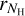 ${r_{{N_{\rm{H}}}}}$
