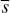 ${\bar s}$