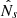 $ \hat{N}_s $