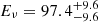 $ E_\nu=97.4^{+9.6}_{-9.6} $