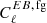 $ C^{EB,\, \mathrm{fg}}_{\ell} $
