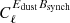 $ C^{E_{{\rm dust}}B_{{\rm synch}}}_{\ell} $