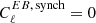$ C^{EB,\,{\rm synch}}_\ell = 0 $