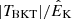 $ |T_{\mathrm{BKT}}|/\hat{E}_{\mathrm{K}} $