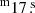 $ ^{\mathrm{m}}17{{\overset{\text{ s}}{.}}} $