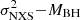 $ \sigma_{\mathrm{NXS}}^{2}{-}M_{\mathrm{BH}} $