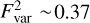 $F_{{\rm{var}}}^2\~0.37$