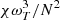 $ \chi\omega_T^3/N^2 $
