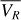 $\overline {{V_R}} $