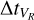 ${\rm{\Delta }}{t_{{V_R}}}$